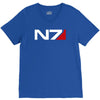 mass effect n7 logo V-Neck Tee
