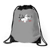 harmless little bunny Drawstring Bags
