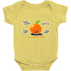 rhyming orange Baby Onesie