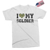 i love my soldier regular camouflage Exclusive T-shirt