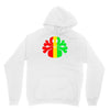 rasta skull and crossbones Unisex Hoodie