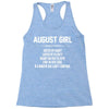 August Girl Hated By Many Racerback Tank