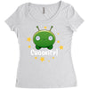 Final Space Chookity with Stars Women's Triblend Scoop T-shirt