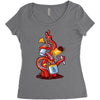 angle gravity Women's Triblend Scoop T-shirt