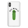 dill with it black logo iPhoneX Case