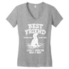 Best Friend Beagle Women's V-Neck T-Shirt