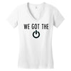 we got the power 4 Women's V-Neck T-Shirt