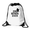 zero bothers given Drawstring Bags