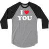 i love you 3/4 Sleeve Shirt