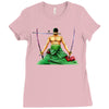 roronoa zoro Ladies Fitted T-Shirt