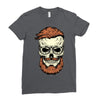 terror skull Ladies Fitted T-Shirt