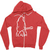 slash Zipper Hoodie