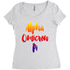 Alpha Omicson Pi Women's Triblend Scoop T-shirt