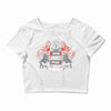 black knight coat of (no) arms Crop Top