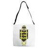 560best dad in the galaxy Adjustable Strap Totes