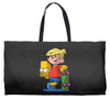bart simpson Weekender Totes