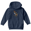 deathstroke marron Youth Hoodie