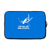 i do all my own stunts ski Laptop sleeve