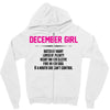 December Girl Hated By Many Zipper Hoodie