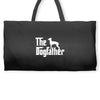 the dogfather italian greyhound white Weekender Totes
