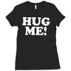 hug me funny Ladies Fitted T-Shirt