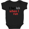 funny i fartlek Baby Bodysuit