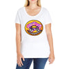 Angry Donut Ladies Curvy T-Shirt