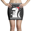 big trex santa ugly christmas Mini Skirts