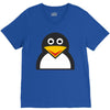 penguin face V-Neck Tee