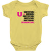 U=U Undetectable = Untransmittable Baby Onesie