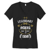 legendary riders are born in 1998 Women's V-Neck T-Shirt
