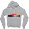 Fire Black Zipper Hoodie