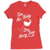 sip me baby one more time wine glass Ladies Fitted T-Shirt