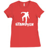 schranz dj , hacke, musik Ladies Fitted T-Shirt