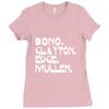 bono clayton edge mullen Ladies Fitted T-Shirt