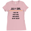 July Girl Ladies Fitted T-Shirt