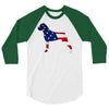 patriotic boxer 3/4 Sleeve Shirt