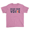 Women's March Hear Our Voice Youth Tee