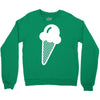 ice cream cone funny Crewneck Sweatshirt