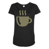 coffee (2) Maternity Scoop Neck T-shirt