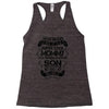 Super Cool Mommy Of A Freaking Awesome Son Racerback Tank