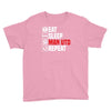 eat sleep manchester Youth Tee