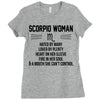 Scorpio Woman Ladies Fitted T-Shirt