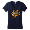 sexy lip biting Women's V-Neck T-Shirt