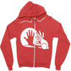 hand Zipper Hoodie
