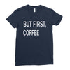 but firsh coffee Ladies Fitted T-Shirt