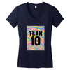 Holographic Team 10 Women's V-Neck T-Shirt