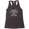 the enire cat population is my best friend Racerback Tank