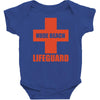 nude beach   lifeguard Baby Bodysuit