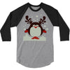 christmas t shirt santa reindeer penguin novelty xmas 3/4 Sleeve Shirt